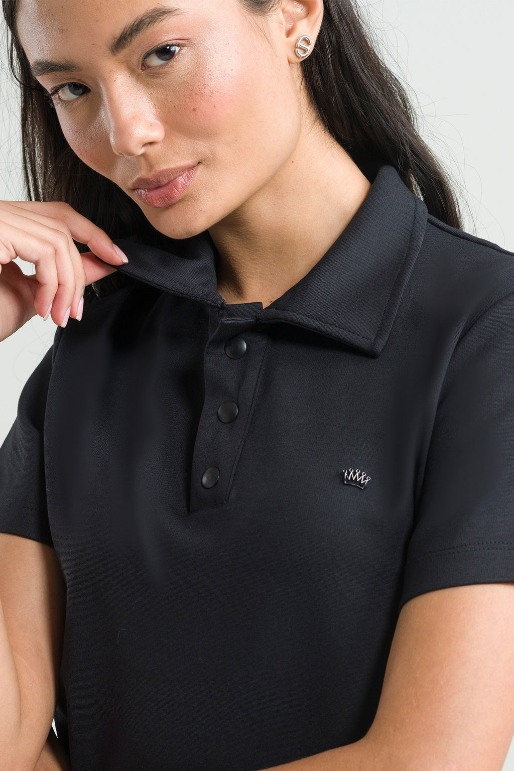 Scrub Feminino Polo - Preto