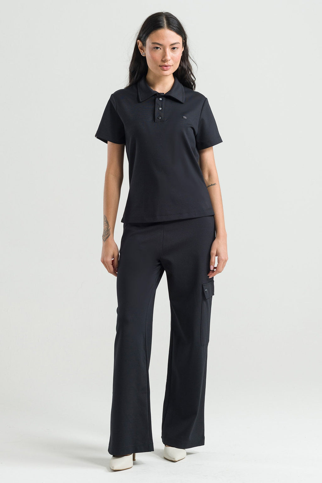 Scrub Feminino Polo - Preto