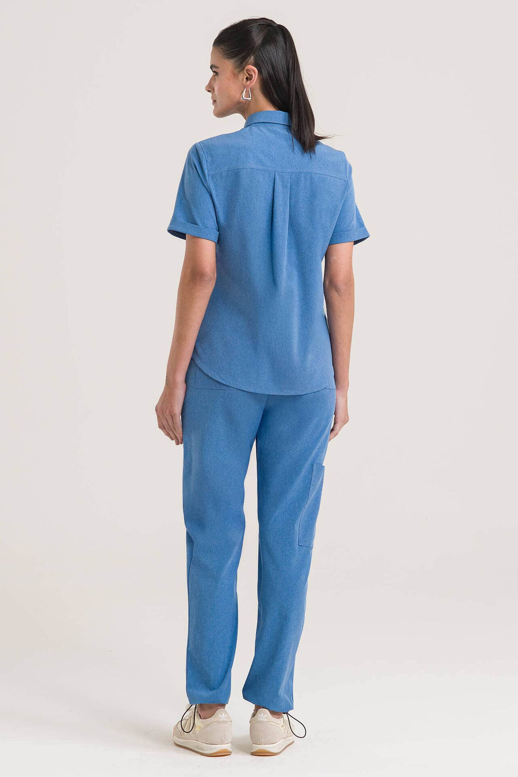 Scrub Feminino Pulse - Azul Denim