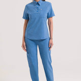 Scrub Feminino Pulse - Azul Denim