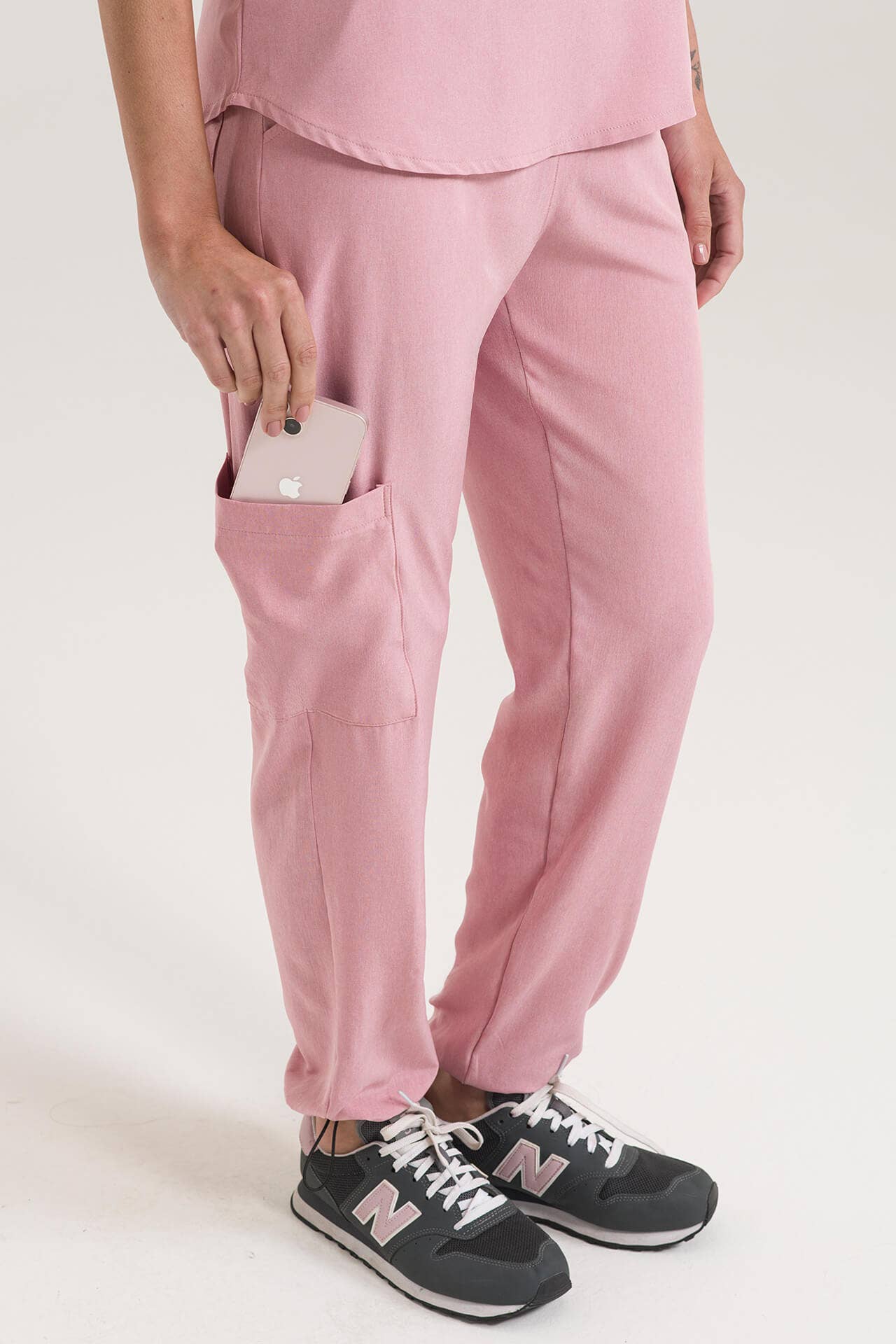Scrub Feminino Pulse - Rosa Soft
