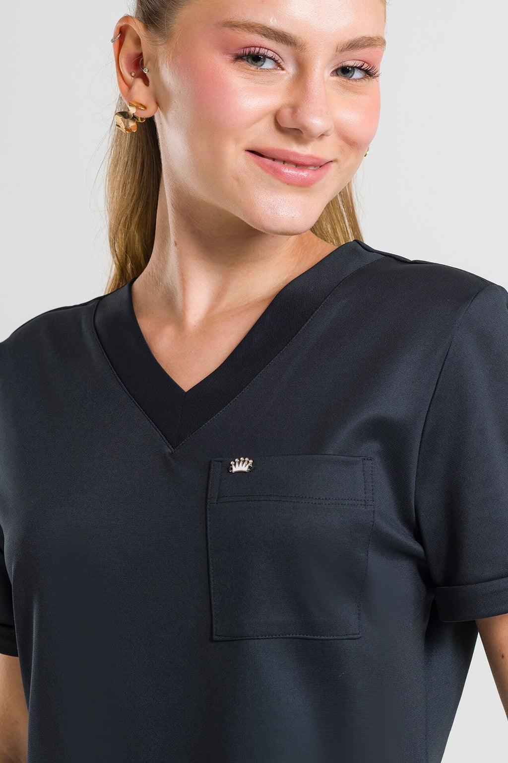 Scrub Feminino Soft - Preto