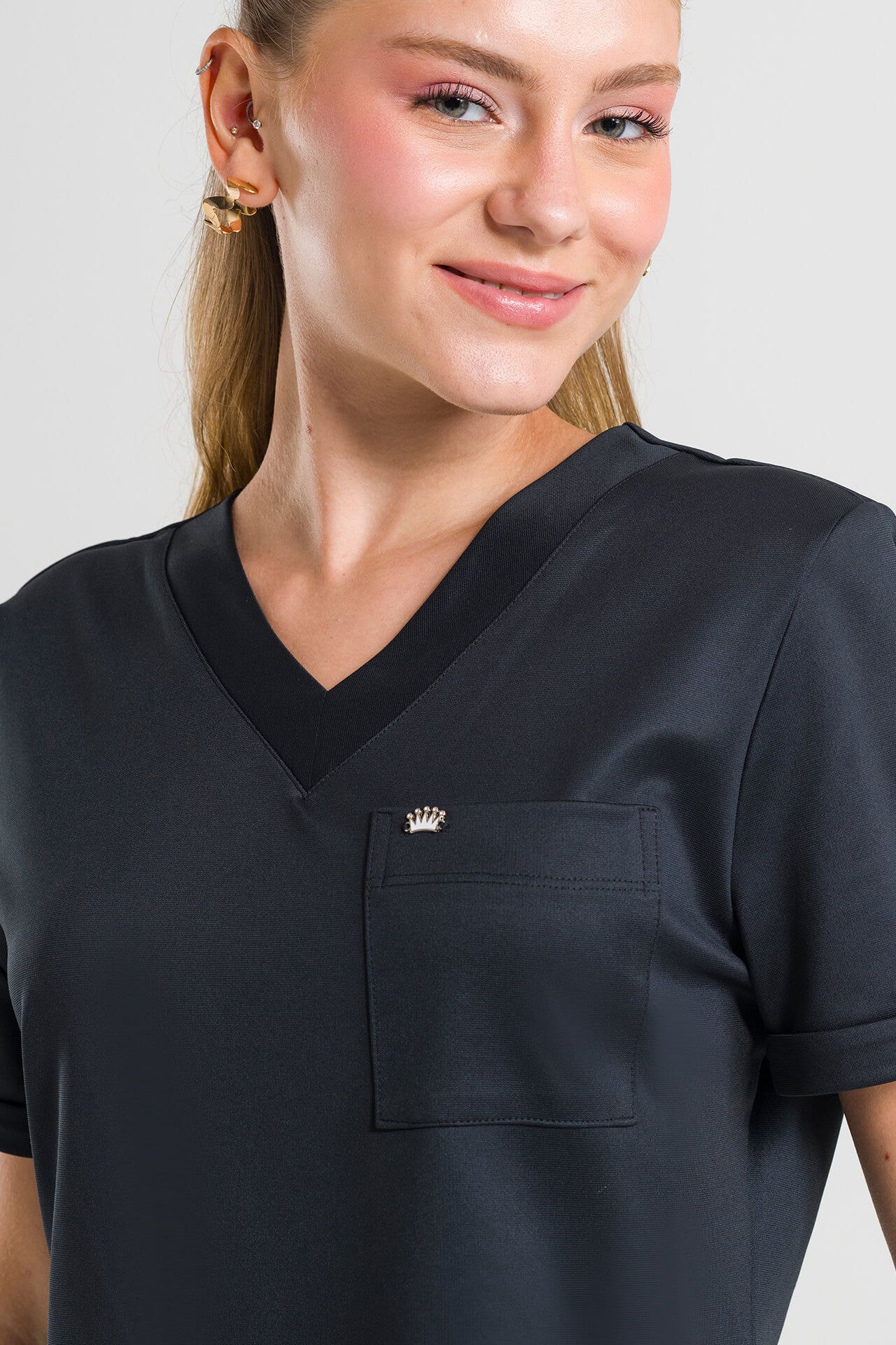 Scrub Feminino Soft - Preto