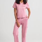 Scrub Feminino Soft - Rosa Blush