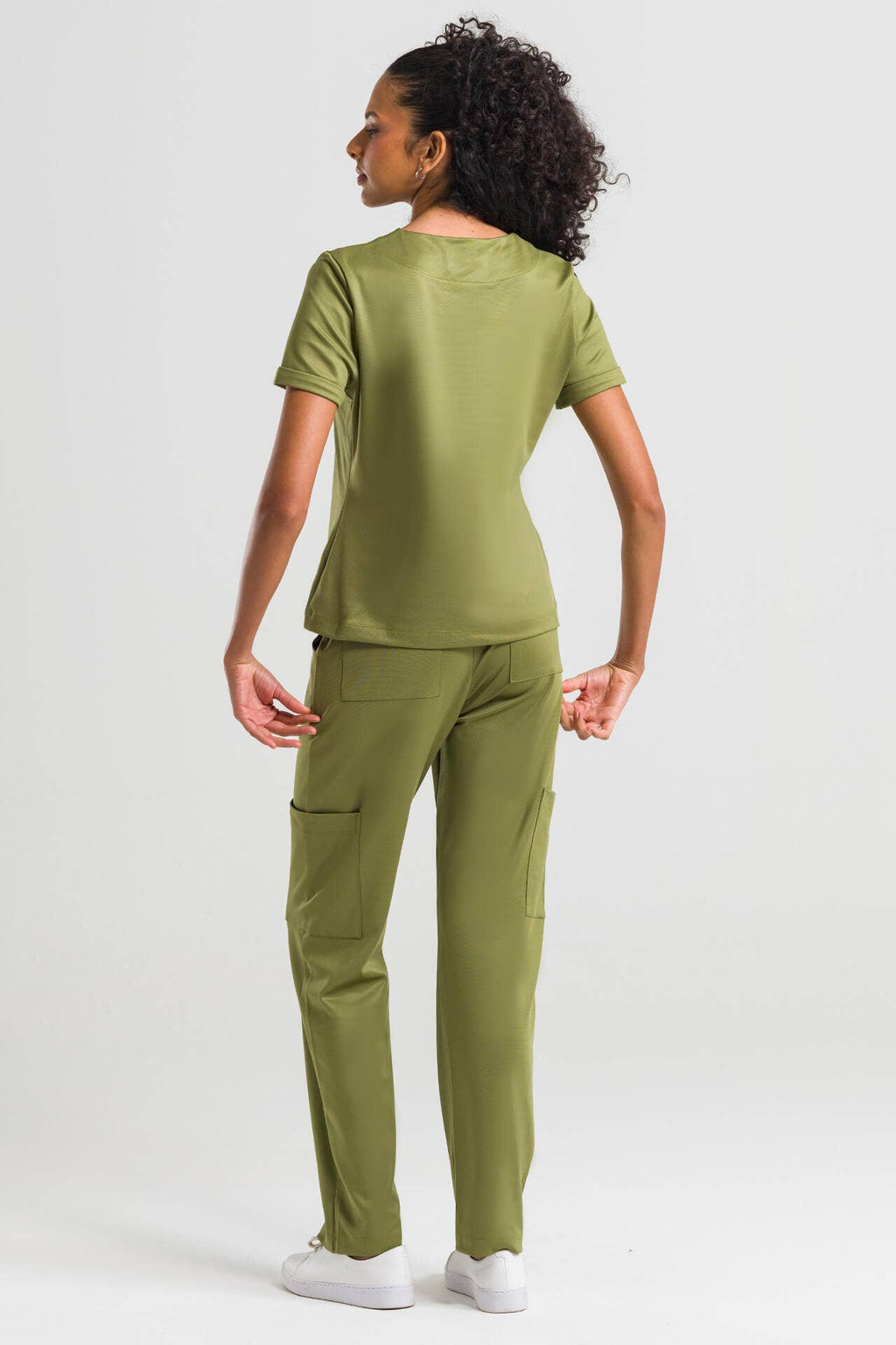 Scrub Feminino Soft - Verde Militar