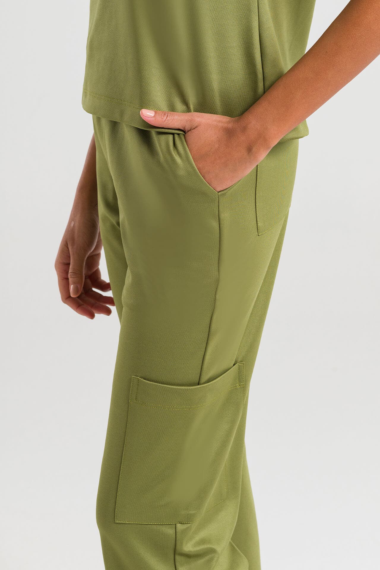 Scrub Feminino Soft - Verde Militar