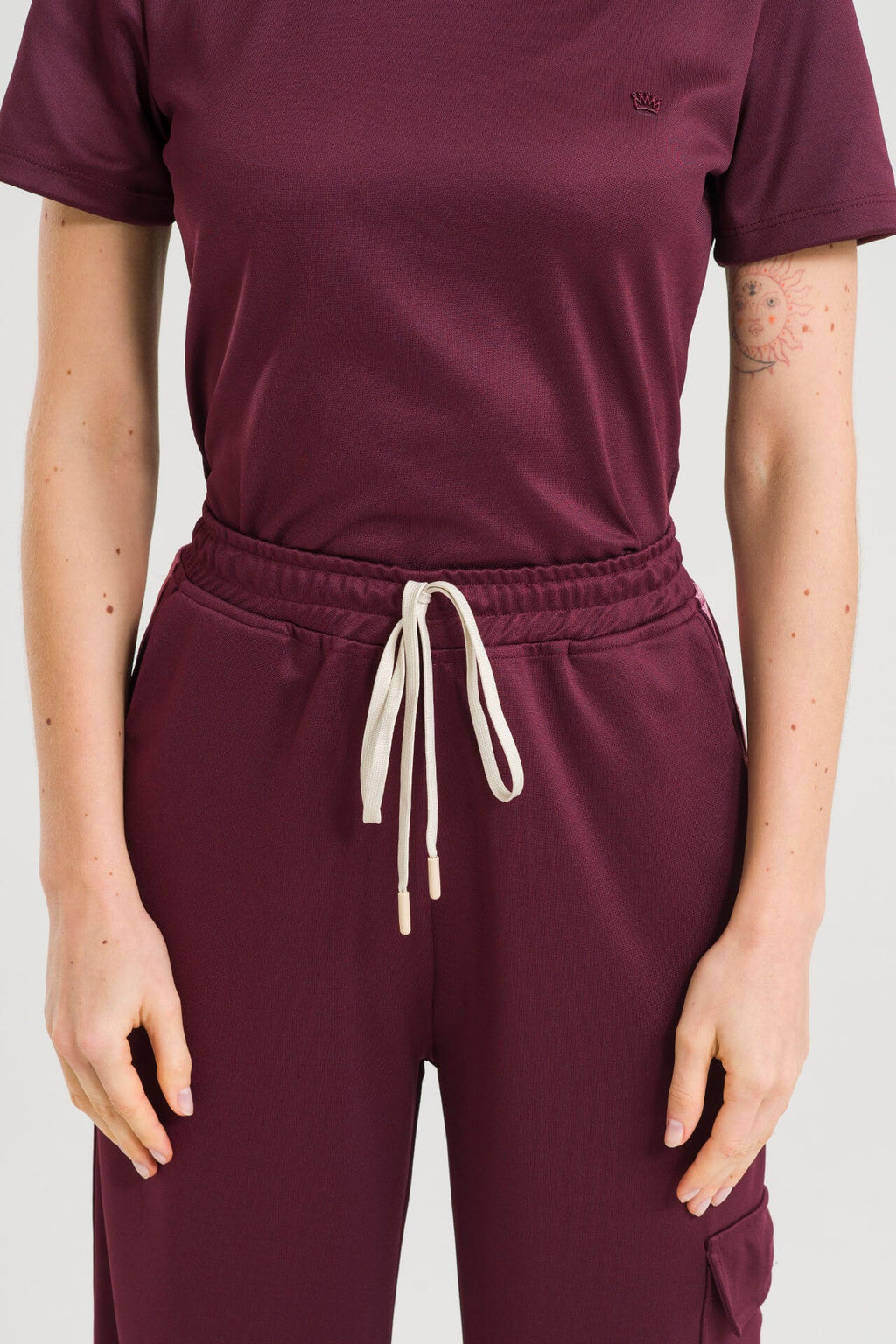 Scrub Feminino Sporty - Bordô