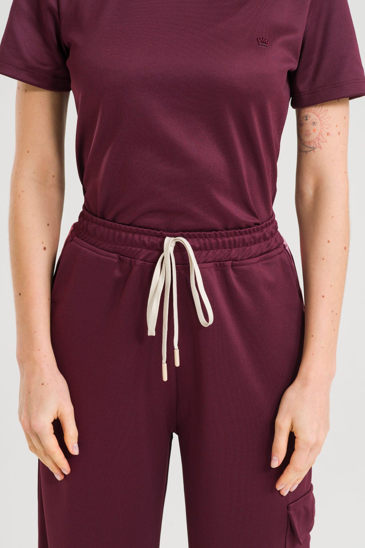 Scrub Feminino Sporty - Bordô