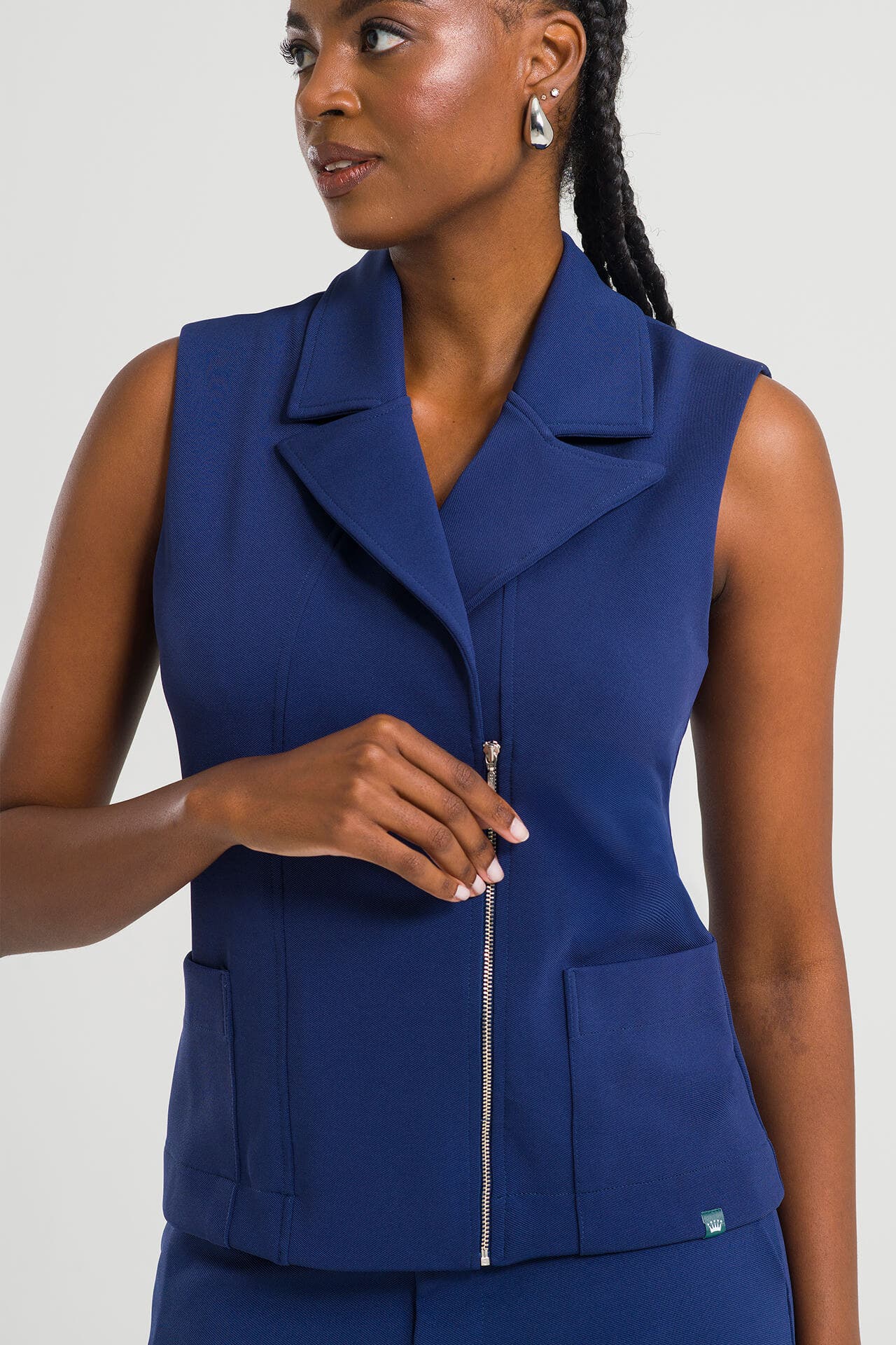 Scrub Feminino Trendy - Azul Marinho
