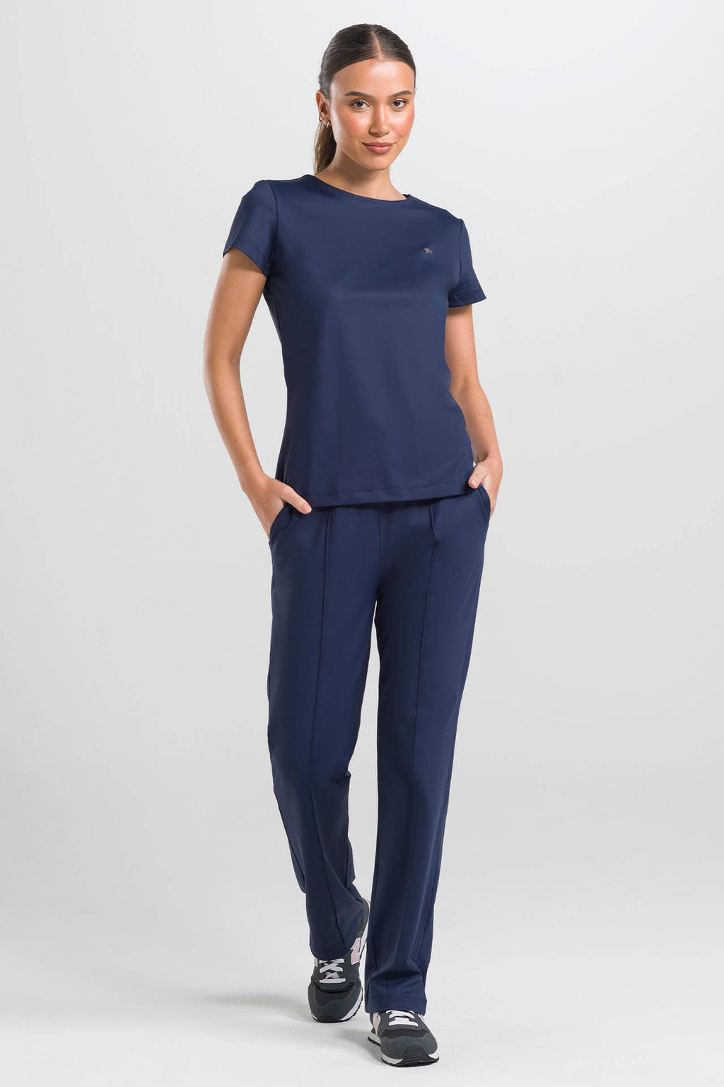 Scrub Feminino Veneto - Azul Marinho