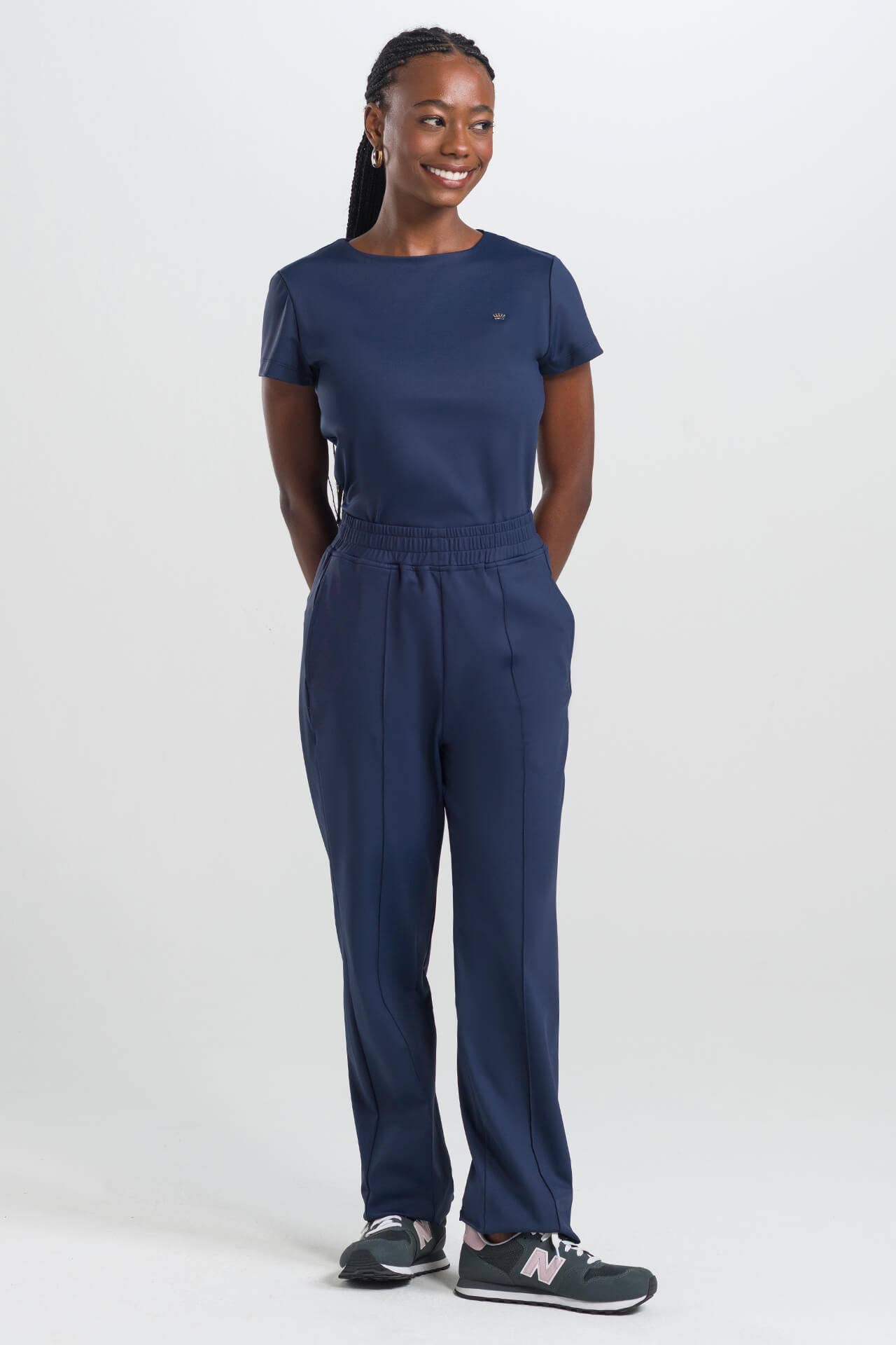 Scrub Feminino Veneto - Azul Marinho