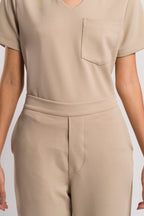 Scrub Feminino Life Style - Bege