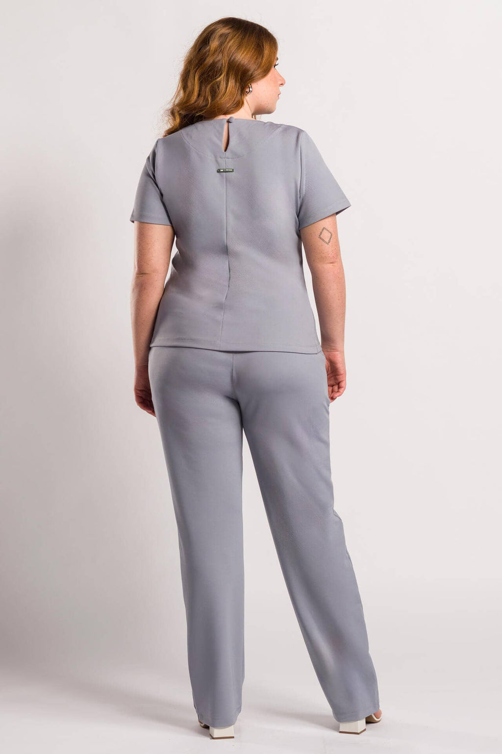 Scrub Feminino Life Style - Cinza