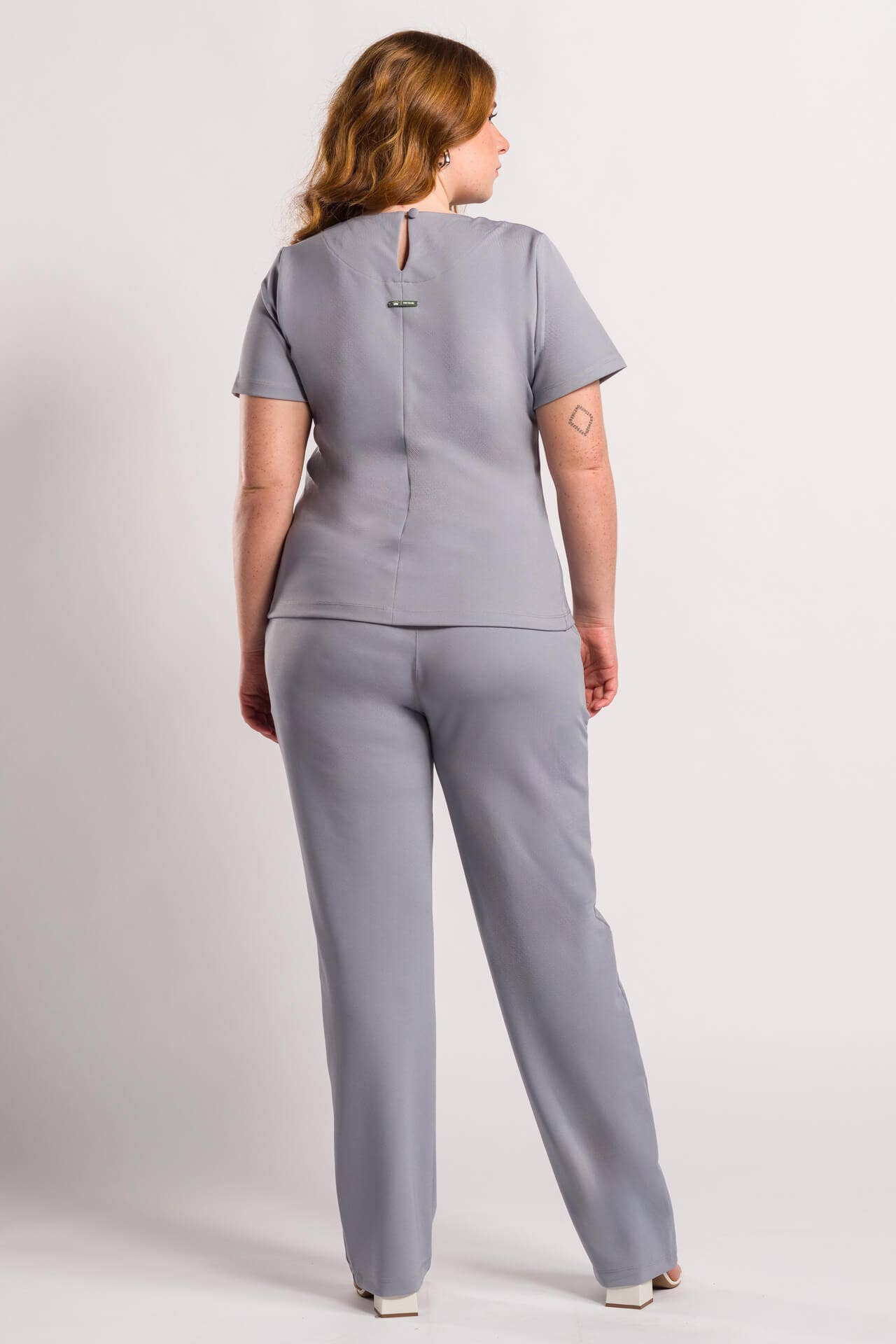Scrub Feminino Life Style - Cinza