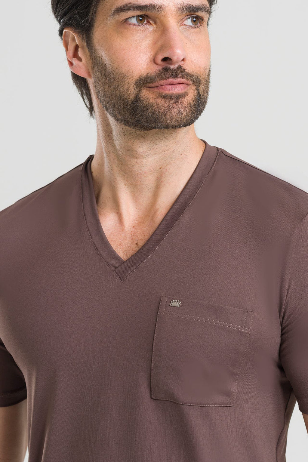 Scrub Masculino Care - Marrom