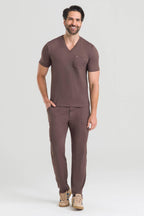 Scrub Masculino Care - Marrom