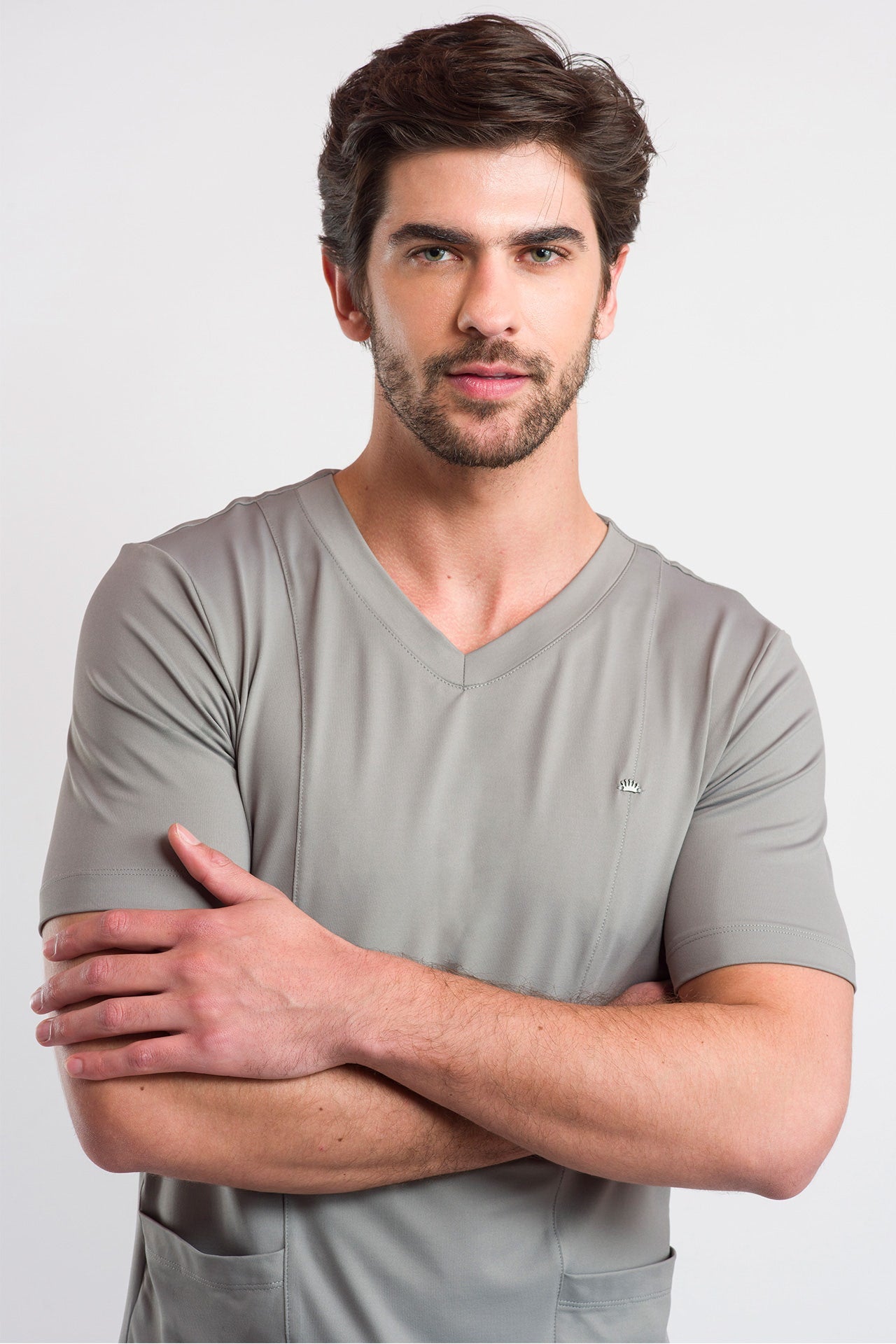 Scrub Masculino Coach - Cinza Chumbo