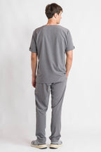 Scrub Masculino Easy - Cinza Chumbo