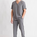 Scrub Masculino Easy - Cinza Chumbo