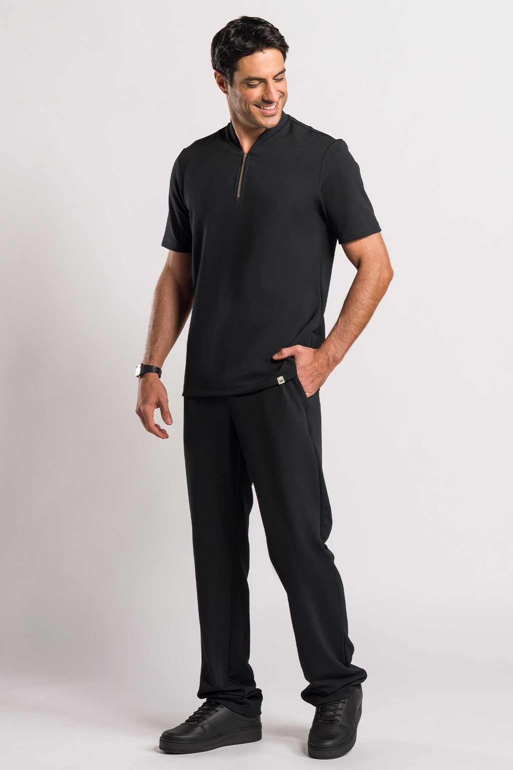 Scrub Masculino Life Style - Preto