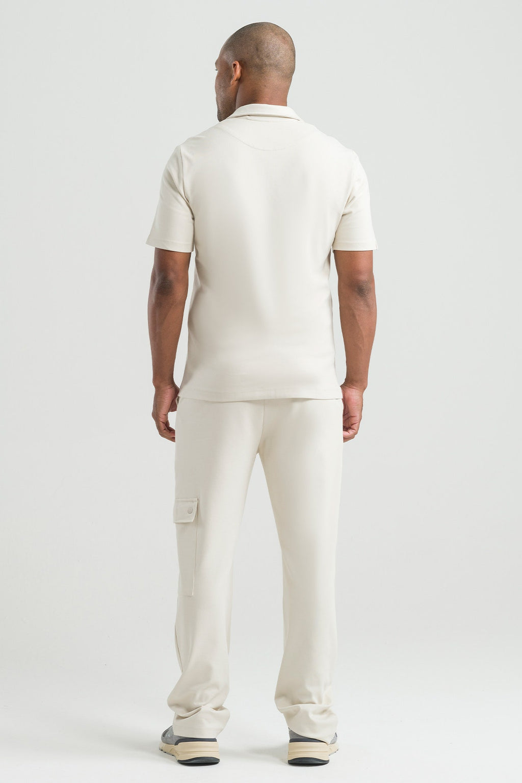 Scrub Masculino Polo - Bege