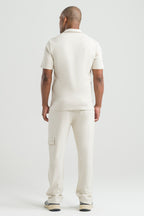 Scrub Masculino Polo - Bege