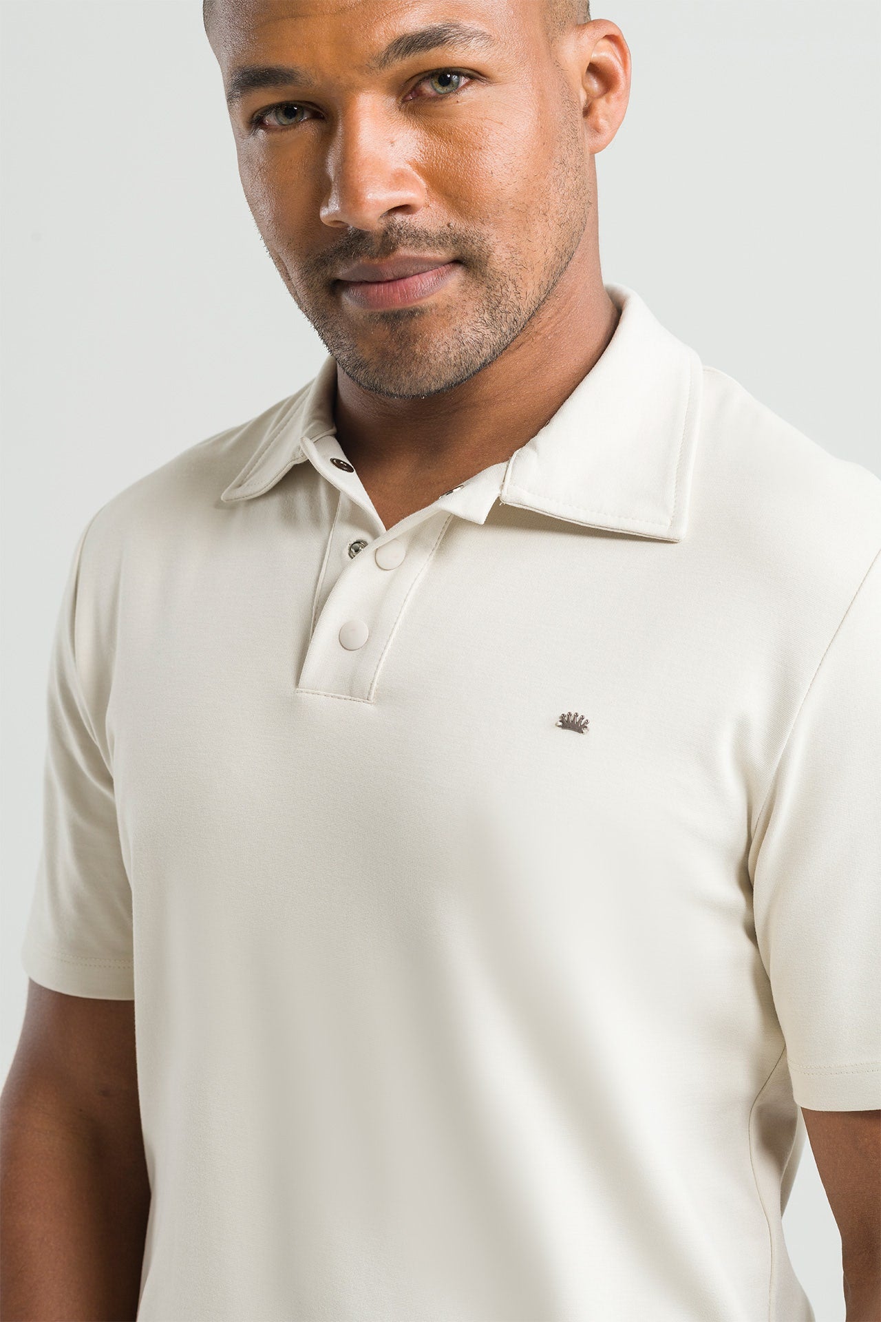 Scrub Masculino Polo - Bege
