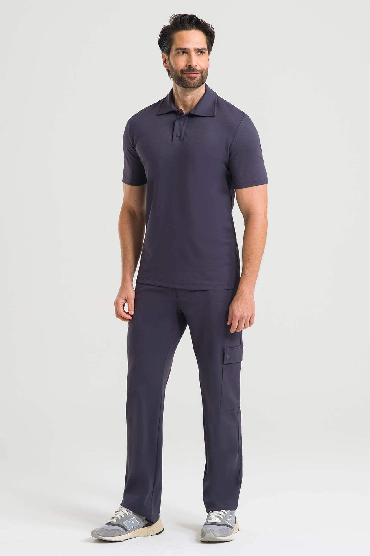 Scrub Masculino Polo - Cinza