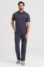 Scrub Masculino Polo - Cinza