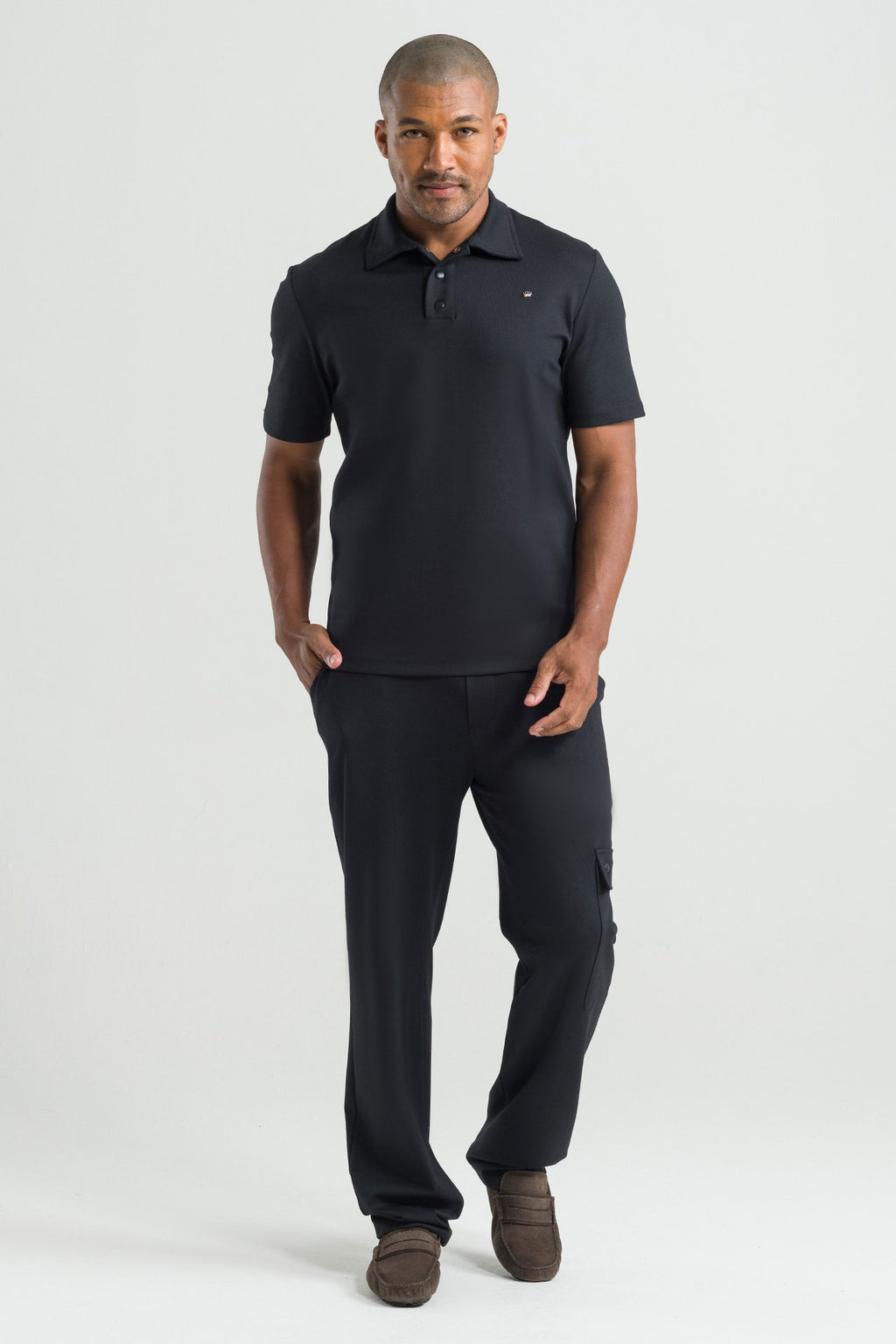 Scrub Masculino Polo - Preto