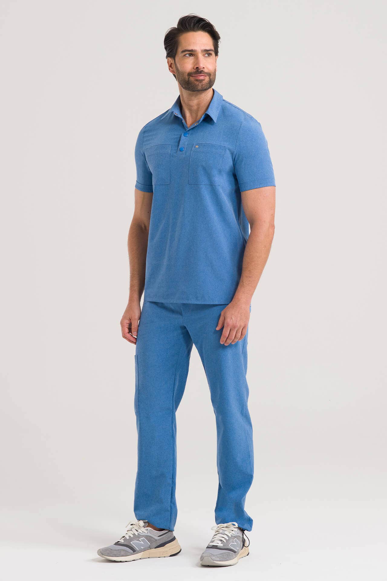 Scrub Masculino Pulse - Azul Denim