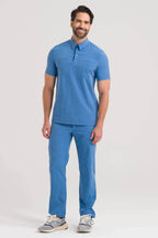 Scrub Masculino Pulse - Azul Denim