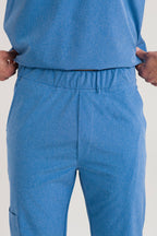 Scrub Masculino Pulse - Azul Denim