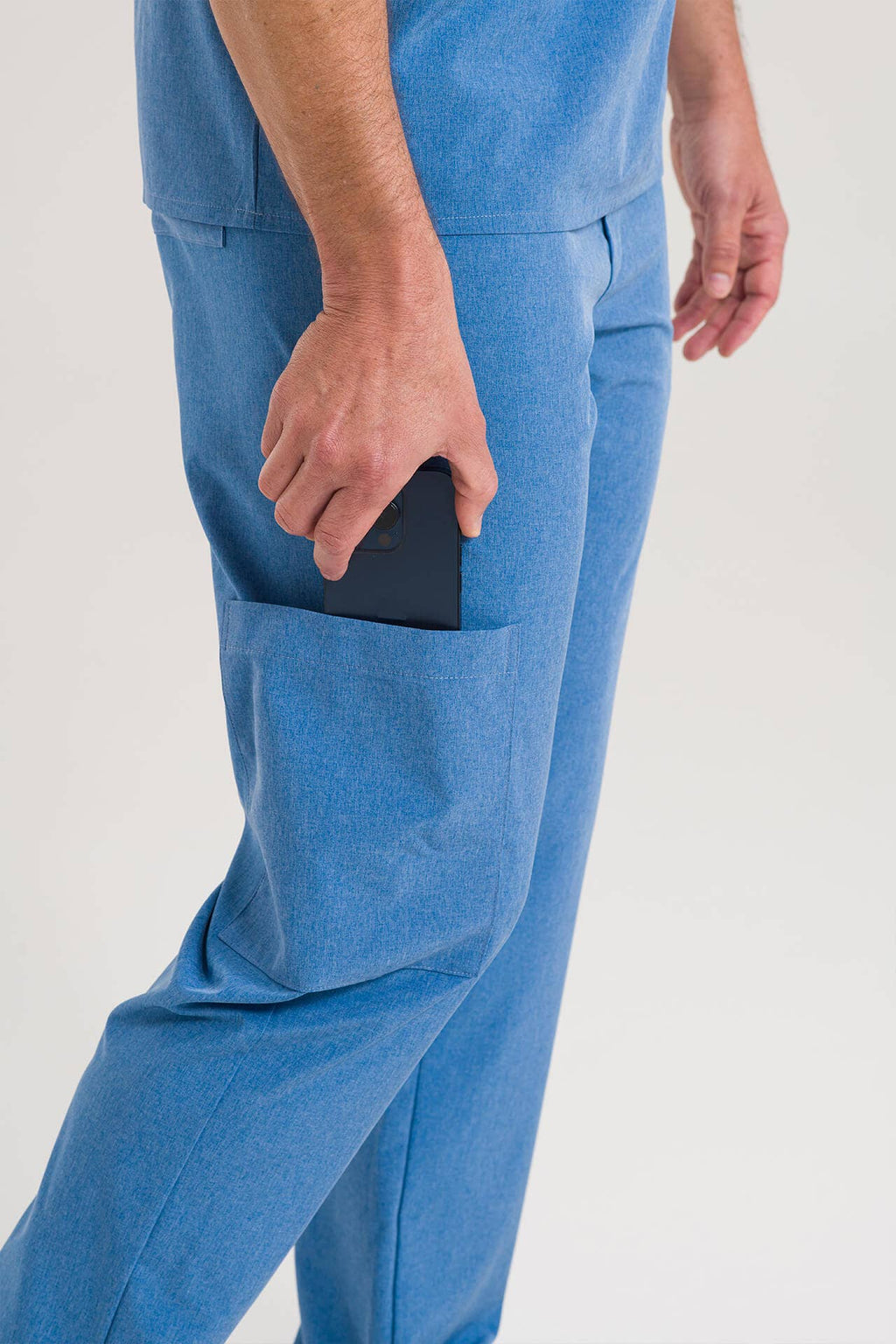 Scrub Masculino Pulse - Azul Denim