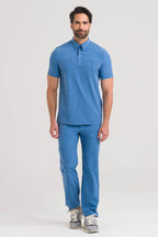 Scrub Masculino Pulse - Azul Denim