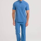 Scrub Masculino Pulse - Azul Denim