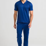 Scrub Masculino Soft - Azul Marinho