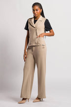 Scrub Feminino Trendy - Bege