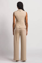 Scrub Feminino Trendy - Bege