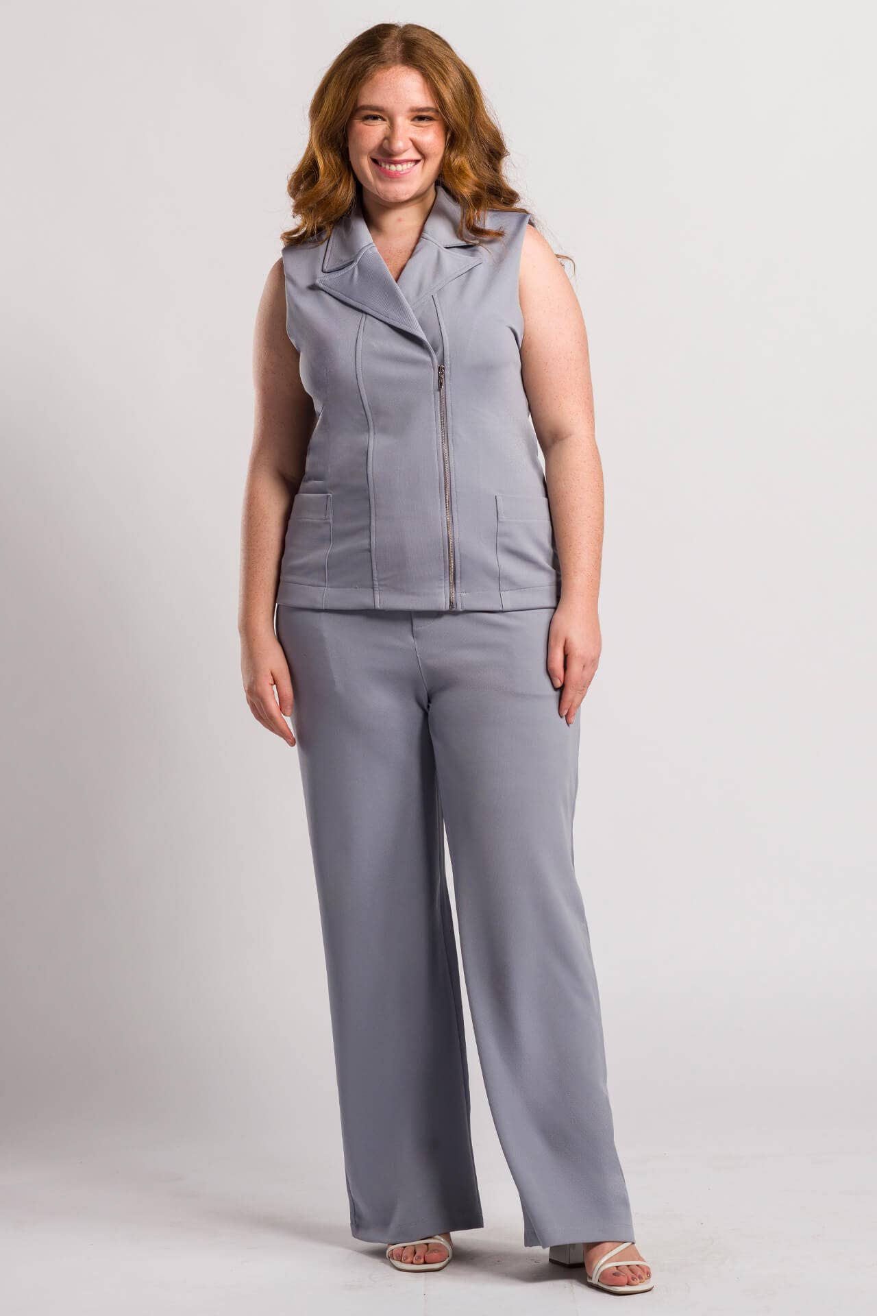 Scrub Feminino Trendy - Cinza