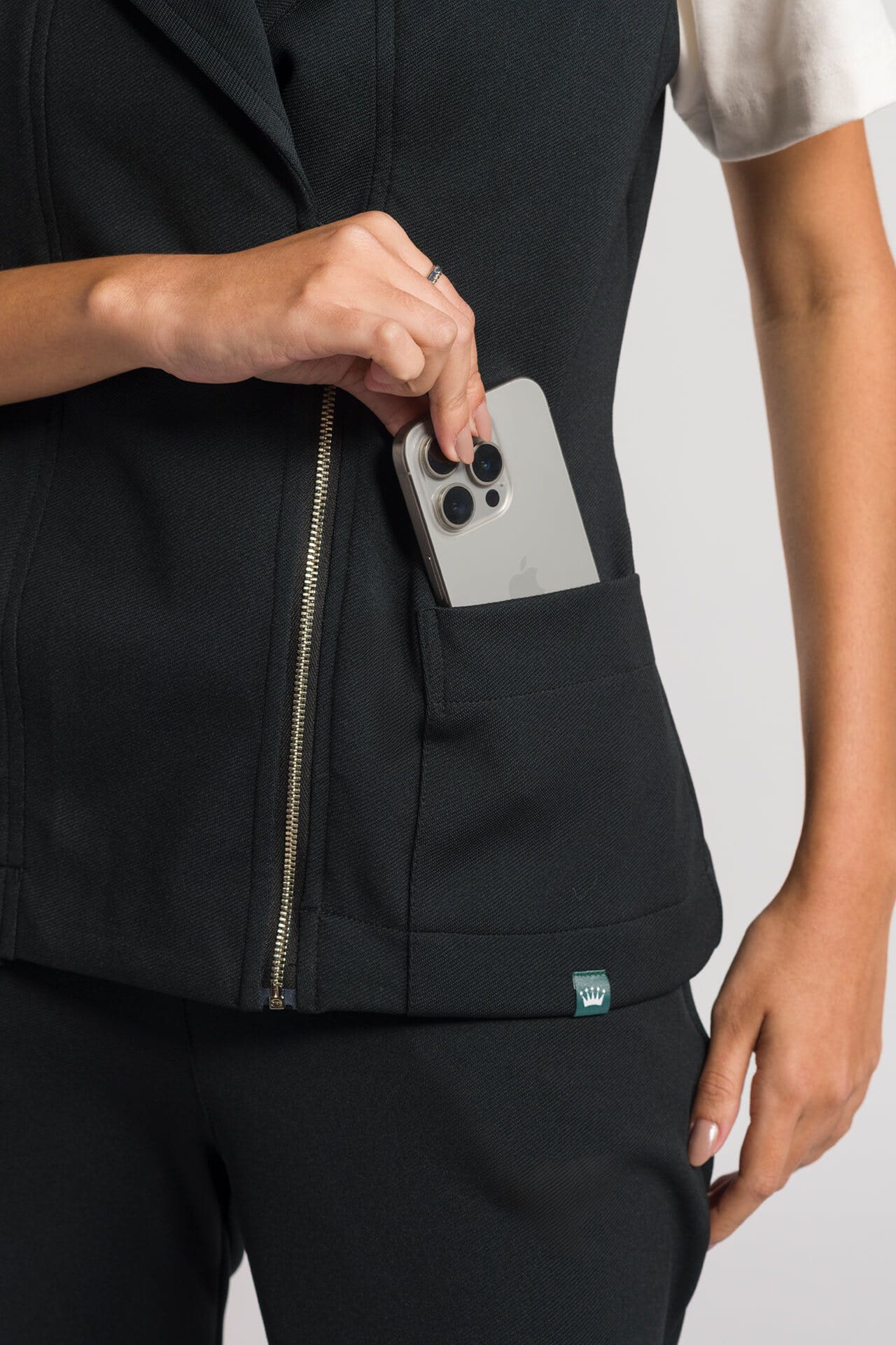 Scrub Feminino Trendy - Preto