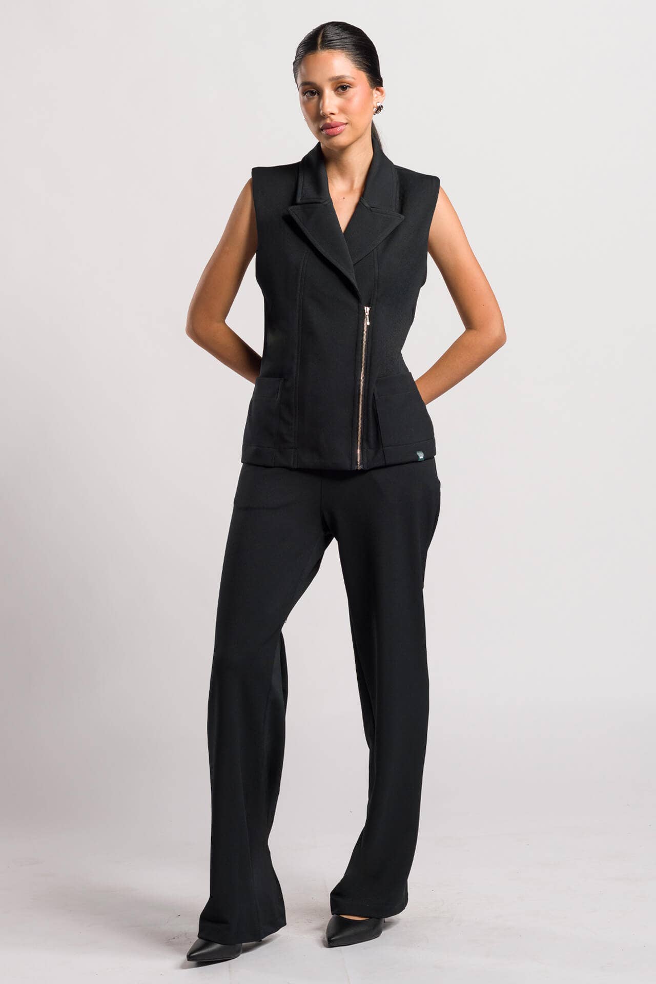 Scrub Feminino Trendy - Preto