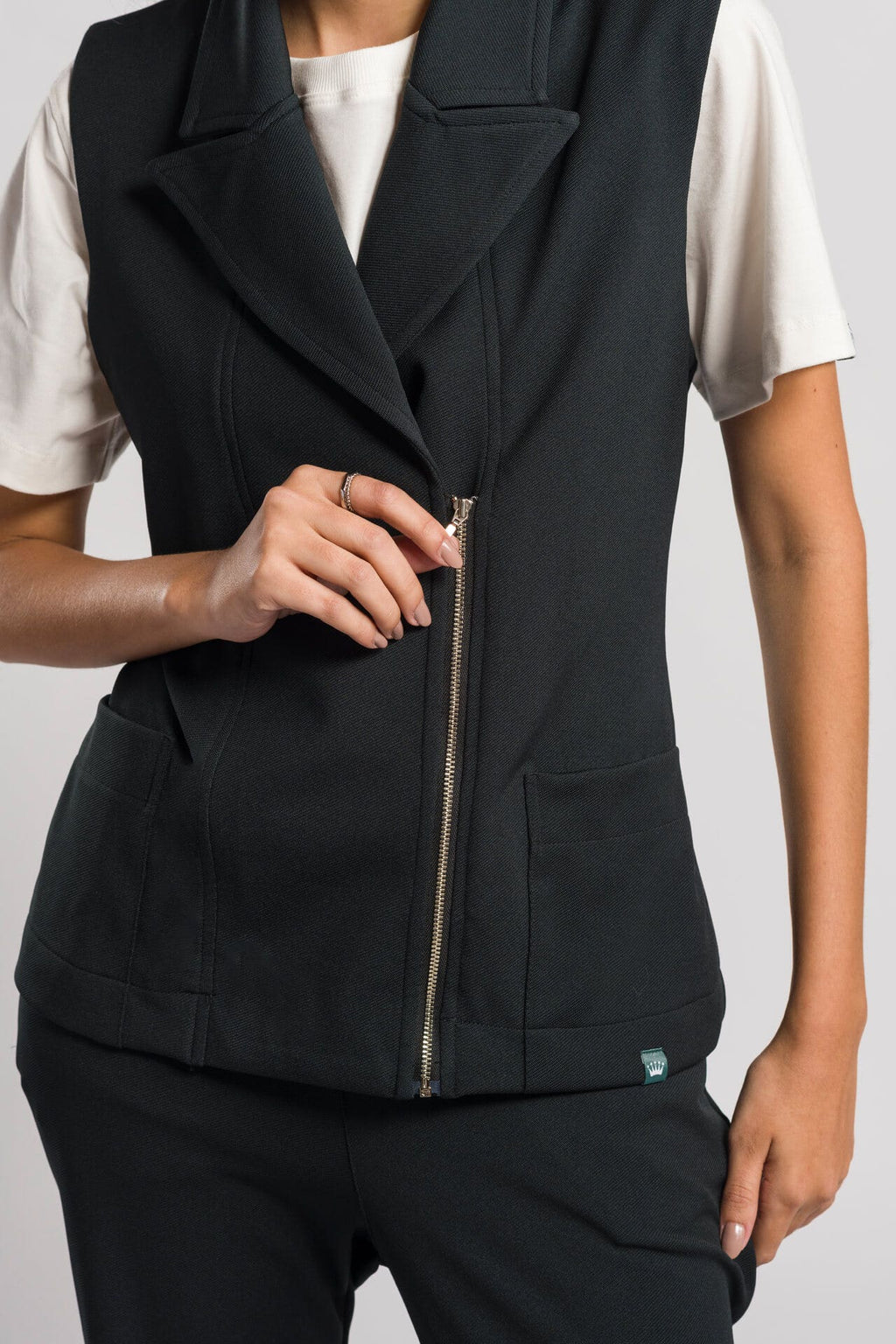 Scrub Feminino Trendy - Preto