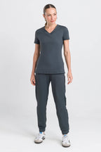 Scrub Feminino Active - Cinza Chumbo