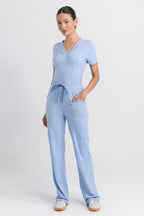 Scrub Feminino Coach - Azul Brisa