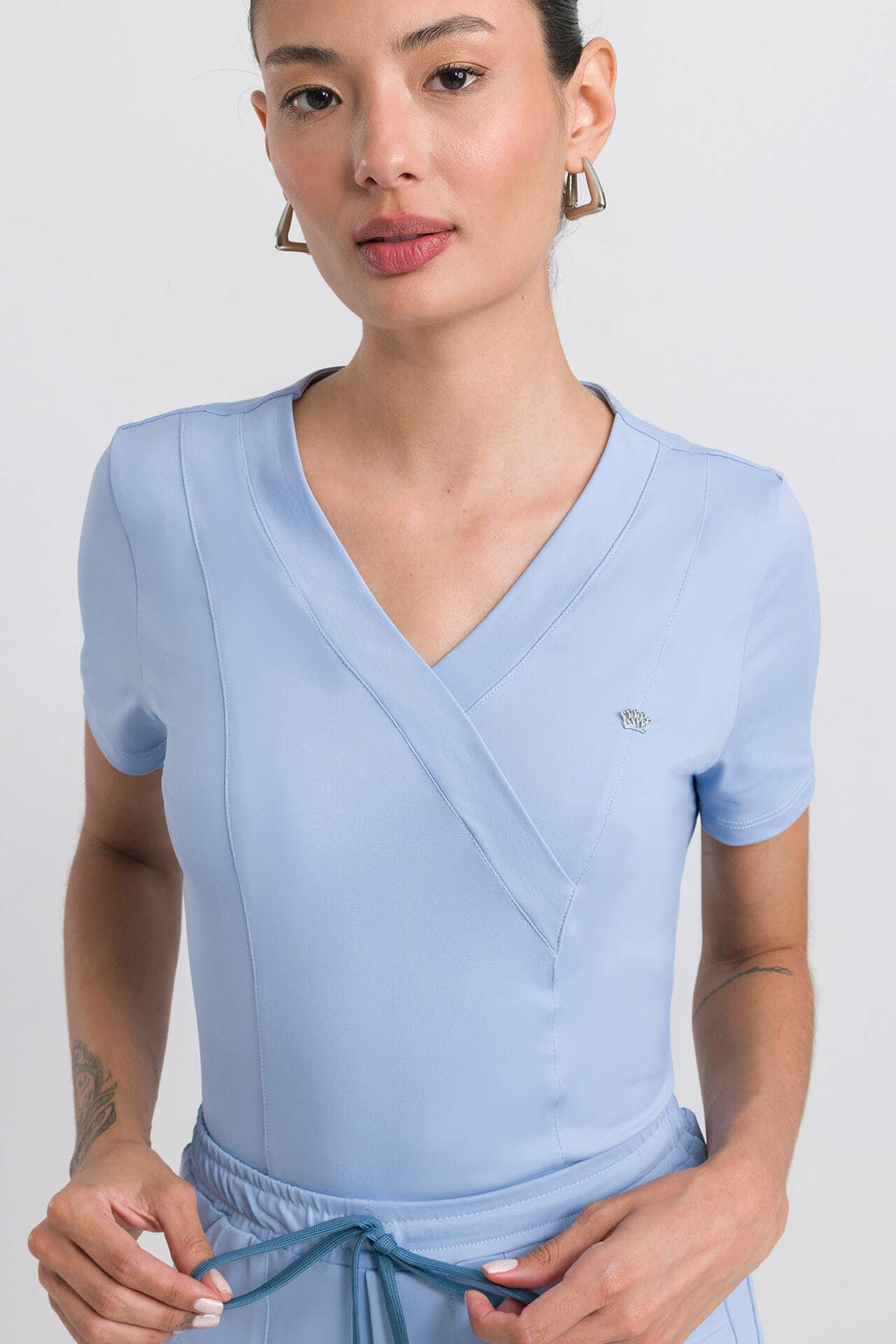 Scrub Feminino Coach - Azul Brisa