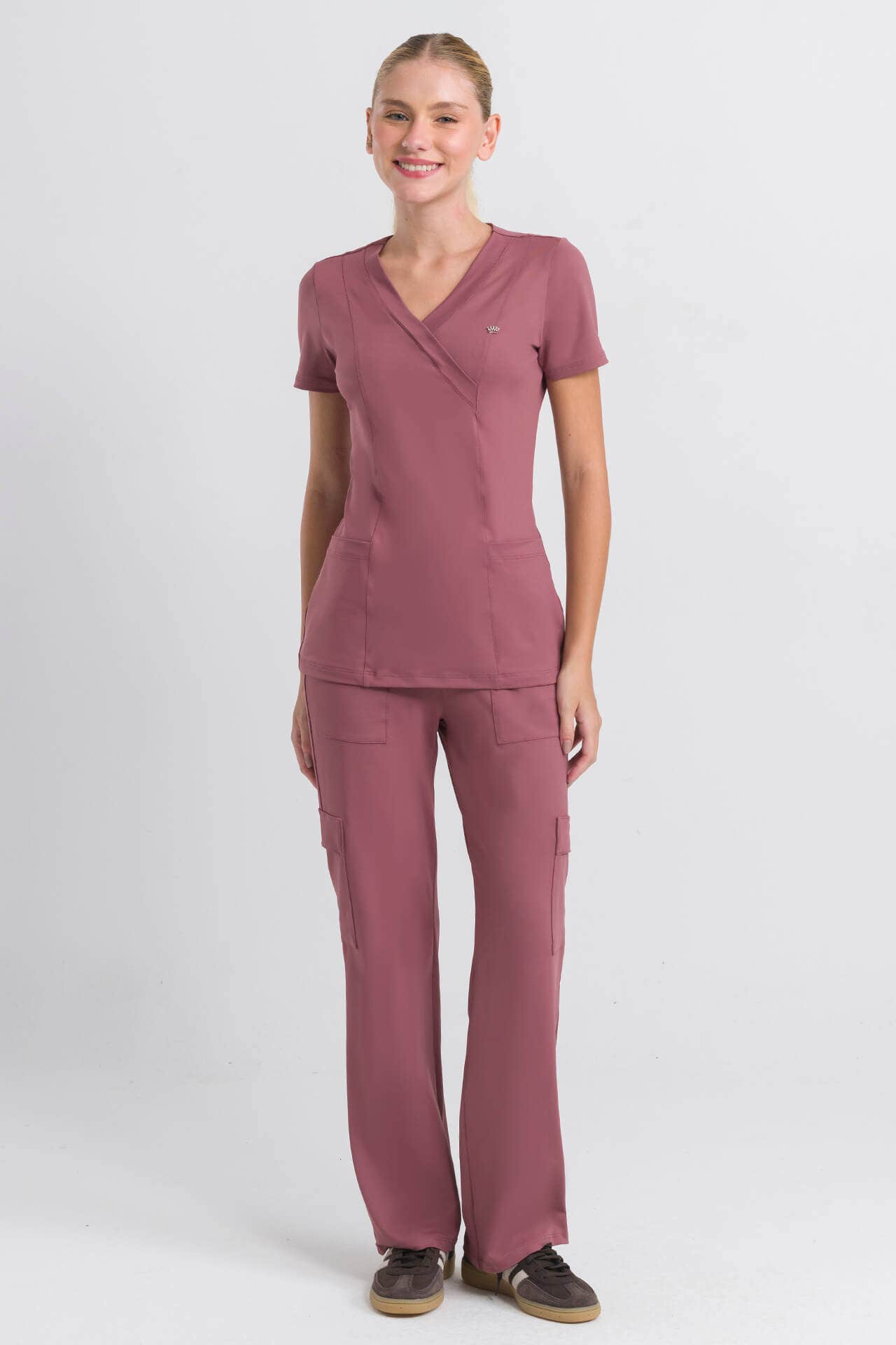 Scrub Feminino Coach - Rosa Vintage