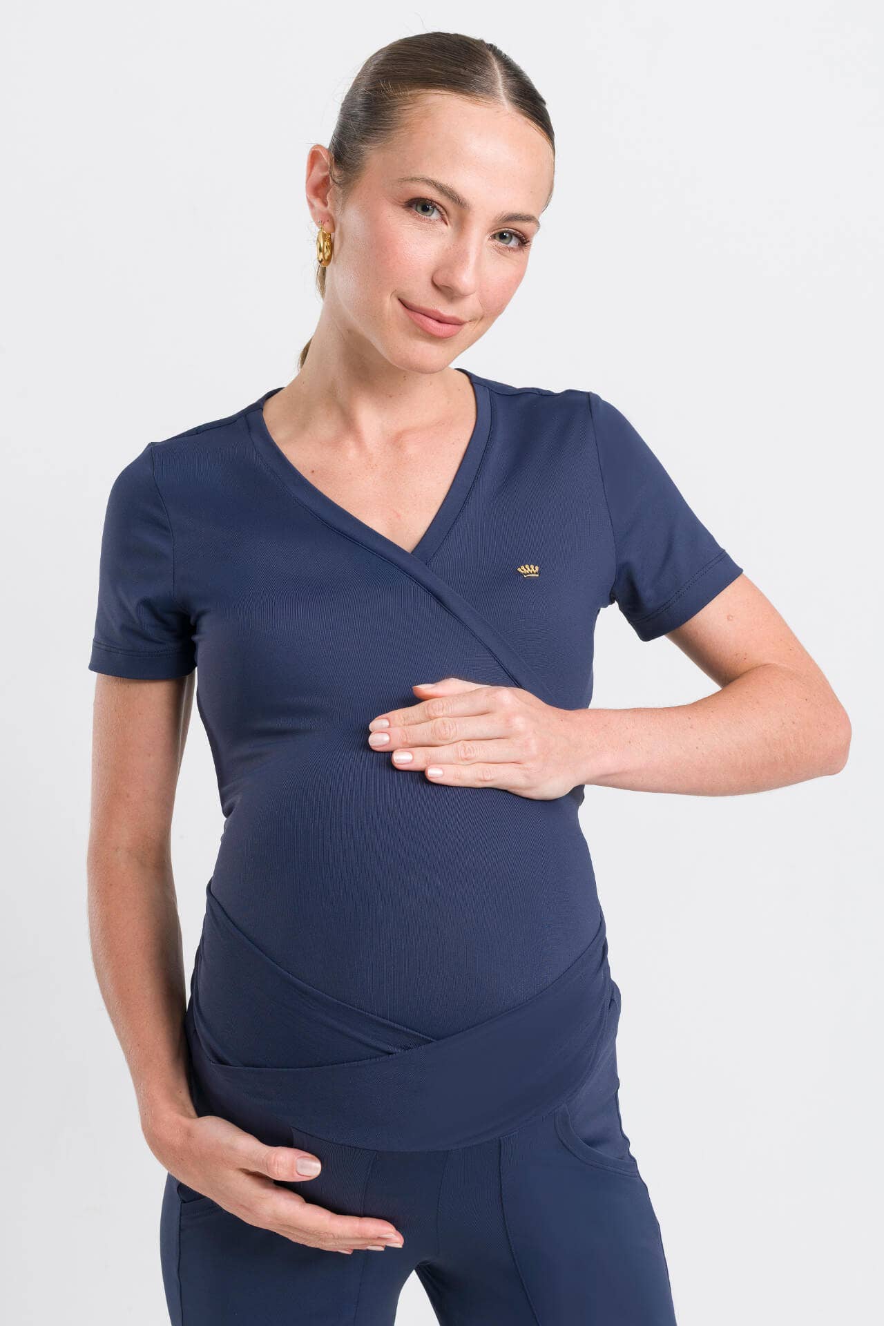 Scrub Feminino Coach Mom - Azul Marinho
