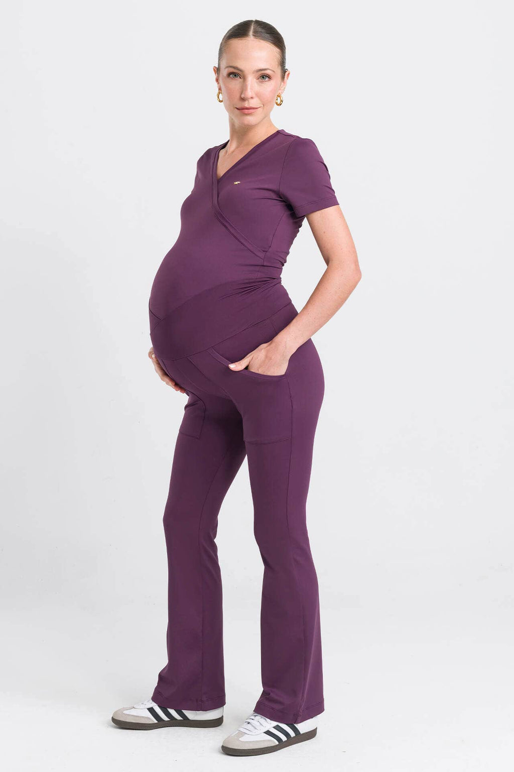 Scrub Feminino Coach Mom - Roxo Berry