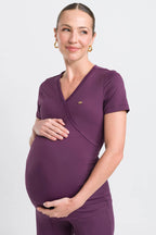 Scrub Feminino Coach Mom - Roxo Berry